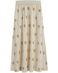 Nocturne - Beaded Embroidered Maxi Skirt - Lyst