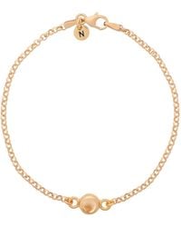 Nellou Jewellery - Citrine Birthstone Gem Dot Bracelet Plated Sterling - Lyst