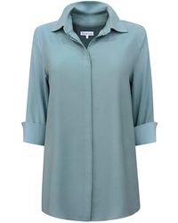 Perlavera - Sienna Sea Three Quarter Sleeve Length Missy Fit Shirt - Lyst