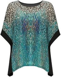 Conquista - Oversized Patterned Top - Lyst