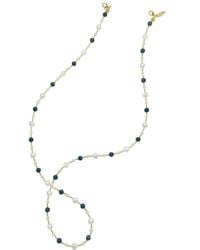 Farra - Removable & Freshwater Pearls Glasses Chain - Lyst