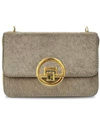 Apatchy London - Neutrals The Tilly Sand Hair-On Leather Bag - Lyst