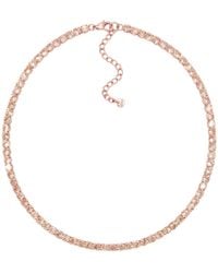 Uchi and Soto - Shikaku Rose Stone Tennis Necklace - Lyst