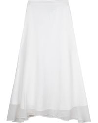 Bel Cashmere - Santorini Silk Skirt - Lyst