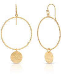 Heather Hawkins Jewelry - Hand Hammered Hoop Disc Earrings - Lyst