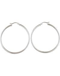 Harfi - Sterling Large Sleeper Creole-Hinged Hoop Earrings - Lyst