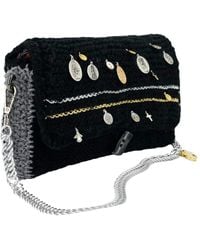 Hilo De Mar - Queimada Hand Knitted Bag With Medals - Lyst