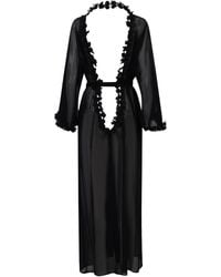 Belle -et-BonBon - New Edition Fifi Full Length Backless Semi Sheer Petal Kimono - Lyst