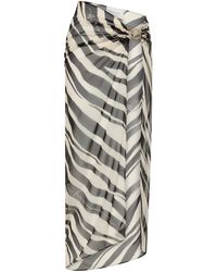 Aura Maris Resort - Dea Maris Draped Skirt - Lyst