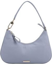 Paul Costelloe - Neutrals Tirana Leather Shoulder Bag - Lyst