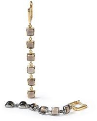 German Kabirski - Aylo Rhodium & Plated Earrings With Smoky Quartz - Lyst