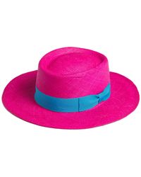 Dasmarca Hats - Dasmarca Baker Wide Brim Summer Genuine Panama Straw Porkpie Hat For - Lyst