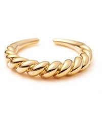 Shabella Nyc - Bold Braided Rings - Lyst