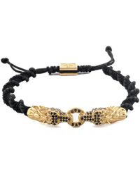 Ebru Jewelry - Dragon Claw Diamond Woven Bracelet - Lyst