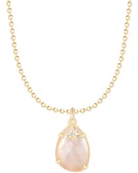 KAMARIA - Stella Pearl Doublet Pendant Necklace With Star Charm - Lyst