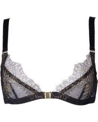 Something Wicked - Arabella Lace Sheer Non-Wired Bra - Lyst
