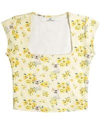 Cloud Haven - Smiling Pit Square Neck Tee - Lyst
