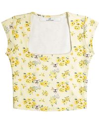 Cloud Haven - Smiling Pit Square Neck Tee - Lyst