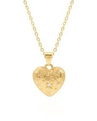 Luna Charles - Vida Bubble Heart Necklace - Lyst