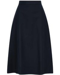 Femponiq - Semi Flared Cotton Skirt - Lyst