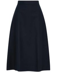 Femponiq - Semi Flared Cotton Skirt - Lyst