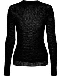 NUAJE NUAJE - Auden Merino Wool Mock Neck Top - Lyst