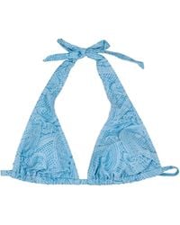 lords of harlech - Raquel Crochet Paisley Bikini Top - Lyst
