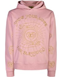 Miracles Manifester - Show Your Love Affirmation Embroidered Hoodie - Lyst