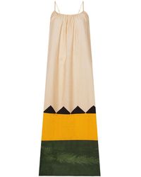 DHARA SHETH DUBAI - Beyond The Horizon Spaghetti Strap Maxi Dress - Lyst