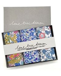 Lime Tree Design - 3 Hankies Made With Liberty Fabric - Lyst