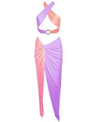 Ak Royalty Resortwear - St Tropez Set Lilac - Lyst