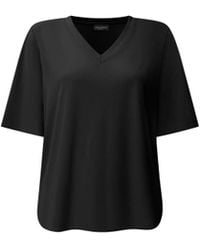 James Lakeland - Jersey V-Neck Top - Lyst