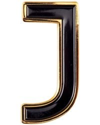 Make Heads Turn - Enamel Letter J Pin - Lyst