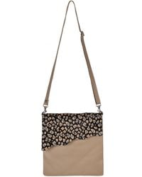 Owen Barry - Neutrals Cowhide Crossbody Bag Waterlily On Pebbles Leather Stevie - Lyst