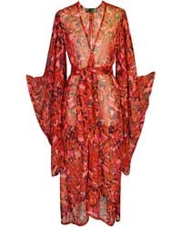 Jennafer Grace - Electric Sangria Kimono - Lyst