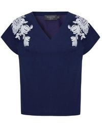 Exquise - Regular Sleek Embellished Haven T-Shirt - Lyst