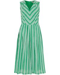 Emily and Fin - Josie Beachcomber Stripe Green Dress - Lyst