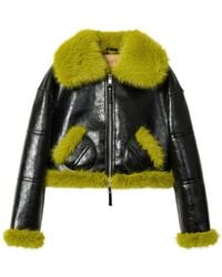 Jakke - Aviator Cropped Jacket - Lyst