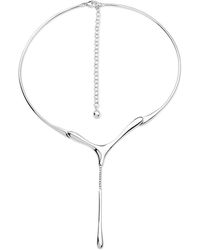 Lucy Quartermaine - Sterling One Drop Necklace - Lyst
