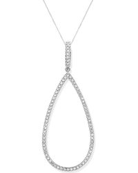 Augustine Jewels - Diamond Drop Pendant - Lyst