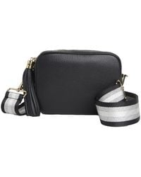 Betsy & Floss - Verona Crossbody Tassel Bag With Dark Leopard Strap - Lyst