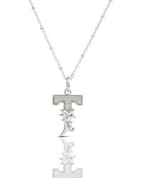 Kasun - Solid T Initial Necklace With Mother Of Pearl - Lyst