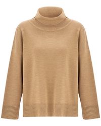 Peraluna - Wide Roll Neck Knitwear Pullover - Lyst