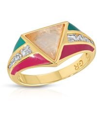 Glamrocks Jewelry - Bright Side Ring- & Fuchsia - Lyst