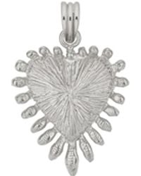 Zoe & Morgan - Heart Rays Charm - Lyst