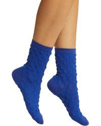 HIGH HEEL JUNGLE by KATHRYN EISMAN - Waffle Combed Cotton Socks - Lyst