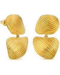Joidart - Double Golden Earrings Onaria - Lyst