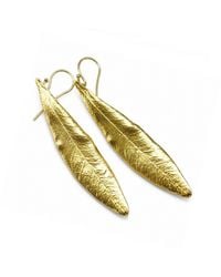 Mother Nature Jewelry - Leaf Earrings, Handmade Dangles - Lyst