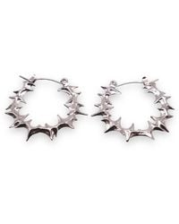 Jagged Halo Jewelry - Yennefer Spike Small Hoop Earrings - Lyst