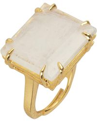 Bounkit - Veronica Ring Moonstone - Lyst